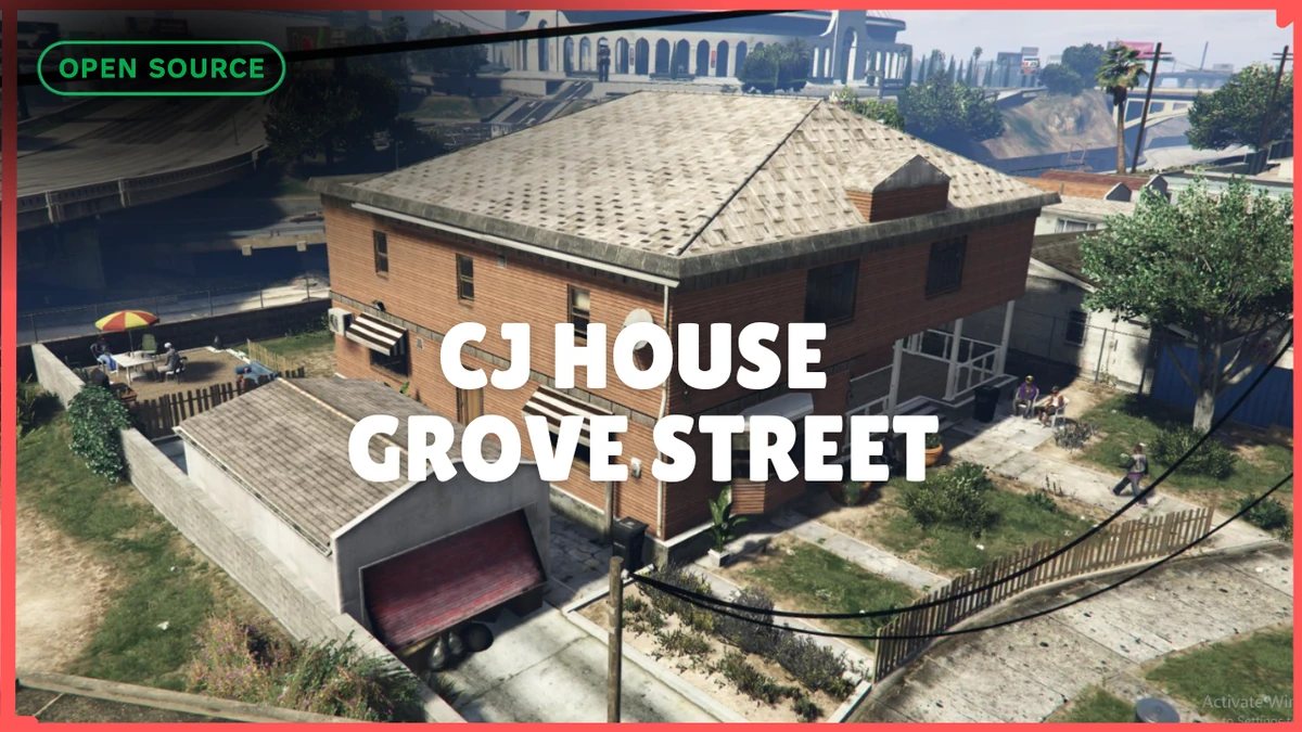 CJ House Grove Street MLO FiveM | GTA San Andreas Inspired House | Open Source